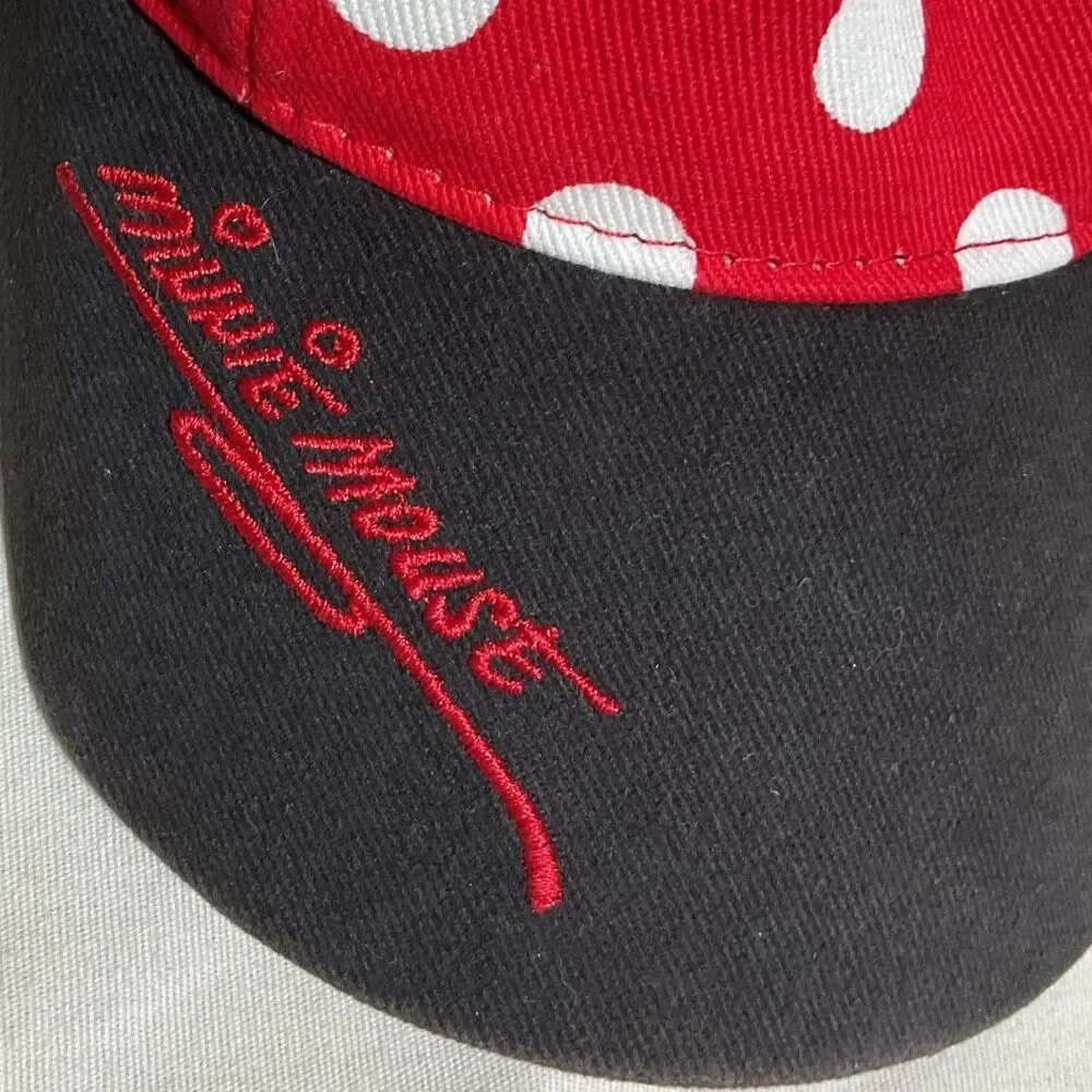 Disneyland Minnie Mouse Polka Dot Cap